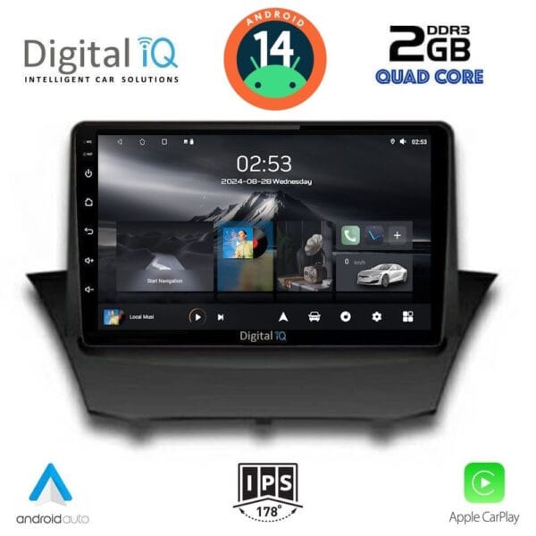 AIN-117295 - Digital iQ - DIGITAL IQ RSB 1154_CPA (9inc) MULTIMEDIA TABLET for FORD FIESTA mod. 2008-2017 - ALL IN POINT - LEFKELIS.GR