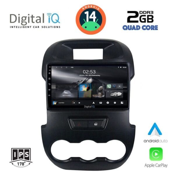 AIN-117286 - Digital iQ - DIGITAL IQ RSB 1171_CPA (9inc) MULTIMEDIA TABLET for FORD RANGER mod. 2011-2015 - ALL IN POINT - LEFKELIS.GR