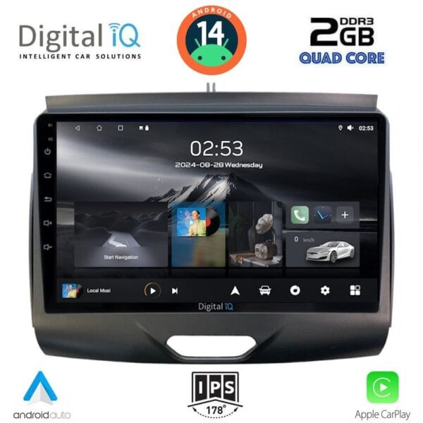 AIN-117285 - Digital iQ - DIGITAL IQ RSB 1172_CPA (9inc) MULTIMEDIA TABLET for FORD RANGER mod. 2015-2018 - ALL IN POINT - LEFKELIS.GR