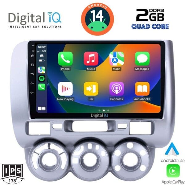 DIGITAL IQ RSB 1210_CPA A/C (9inc) MULTIMEDIA TABLET for HONDA JAZZ mod. 2002-2008 - Image 2