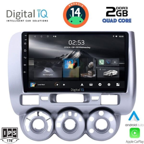 AIN-117204 - Digital iQ - DIGITAL IQ RSB 1210_CPA A/C (9inc) MULTIMEDIA TABLET for HONDA JAZZ mod. 2002-2008 - ALL IN POINT - LEFKELIS.GR