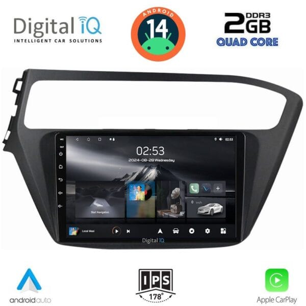 AIN-117104 - Digital iQ - DIGITAL IQ RSB 1230_CPA (9inc) MULTIMEDIA TABLET for HYUNDAI i20 mod. 2018-2021 - ALL IN POINT - LEFKELIS.GR