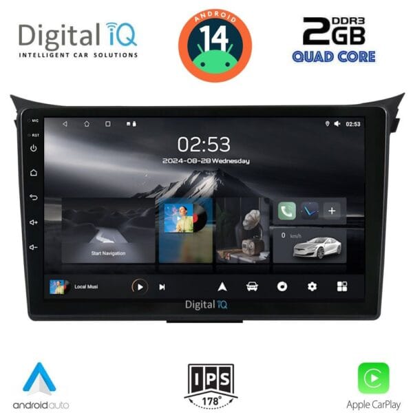 AIN-117213 - Digital iQ - DIGITAL IQ RSB 1232_CPA (9inc) MULTIMEDIA TABLET for HYUNDAI i30 mod. 2012-2017 - ALL IN POINT - LEFKELIS.GR