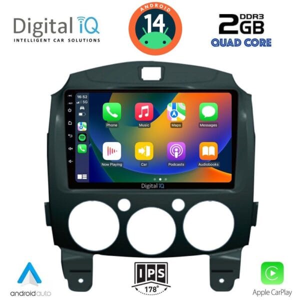 DIGITAL IQ RSB 1361_CPA (9inc) MULTIMEDIA TABLET for MAZDA 2 mod. 2007-2014 - Image 2