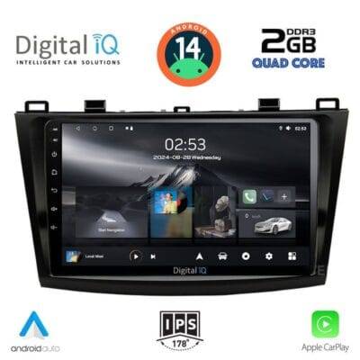 AIN-117246 - Digital iQ - DIGITAL IQ RSB 1366_CPA (9inc) MULTIMEDIA TABLET for MAZDA 3 mod. 2009-2014 - ALL IN POINT - LEFKELIS.GR