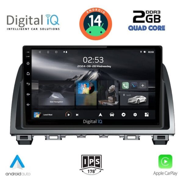 AIN-117252 - Digital iQ - DIGITAL IQ RSB 1378_CPA (9inc) MULTIMEDIA TABLET for MAZDA 6 mod. 2012-2017 - ALL IN POINT - LEFKELIS.GR