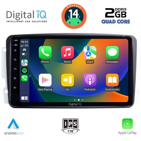 DIGITAL IQ RSB 1401_CPA (9inc) MULTIMEDIA TABLET for MERCEDES CLK (W209) mod. 2000-2004 - Image 2