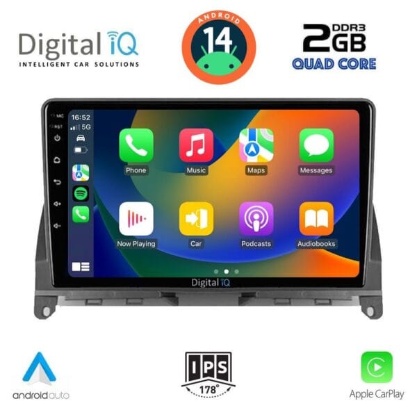 DIGITAL IQ RSB 1405_CPA (9inc) MULTIMEDIA TABLET for MERCEDES C (W204) mod. 2007-2011 - Image 2