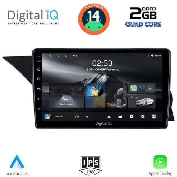 AIN-117110 - Digital iQ - DIGITAL IQ RSB 1412_CPA (NTG 4.5) (9inc) MULTIMEDIA TABLET for MERCEDES GLK (X204) mod. 2013-2017 - ALL IN POINT - LEFKELIS.GR