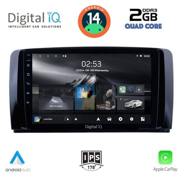 AIN-117264 - Digital iQ - DIGITAL IQ RSB 1422_CPA (9inc) MULTIMEDIA TABLET for MERCEDES R (W251) mod. 2006-2015 - ALL IN POINT - LEFKELIS.GR