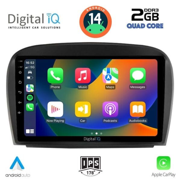 DIGITAL IQ RSB 1427_CPA (9inc) MULTIMEDIA TABLET for MERCEDES SL (R230) FACELIFT mod. 2006-2012 - Image 2