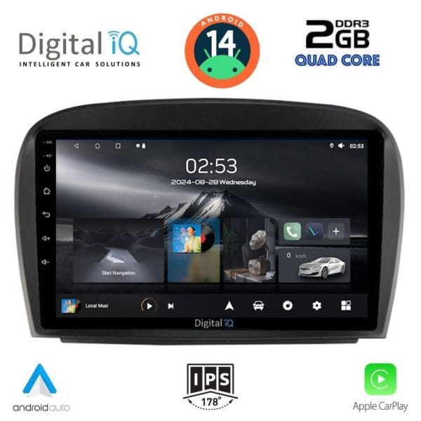 AIN-117266 - Digital iQ - DIGITAL IQ RSB 1427_CPA (9inc) MULTIMEDIA TABLET for MERCEDES SL (R230) FACELIFT mod. 2006-2012 - ALL IN POINT - LEFKELIS.GR