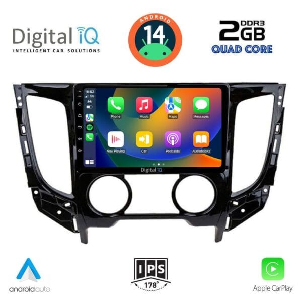 DIGITAL IQ RSB 1437_CPA A/C (9inc) MULTIMEDIA TABLET for MITSUBISHI L200 mod. 2015> με A/C - Image 2
