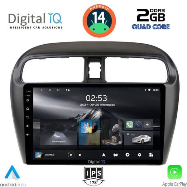 AIN-117275 - Digital iQ - DIGITAL IQ RSB 1448_CPA (9inc) MULTIMEDIA TABLET for MITSUBISHI SPACESTAR mod. 2013-2020 - ALL IN POINT - LEFKELIS.GR