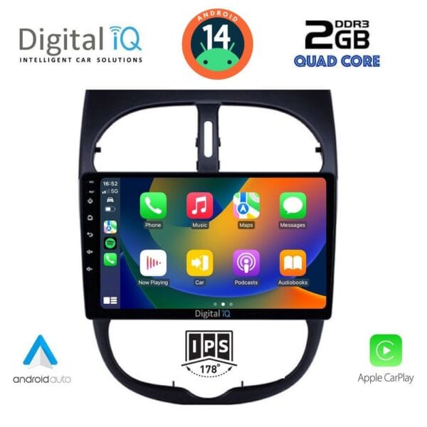 DIGITAL IQ RSB 1506_CPA (9inc) MULTIMEDIA TABLET for PEUGEOT 206 mod. 1998-2006 - Image 2