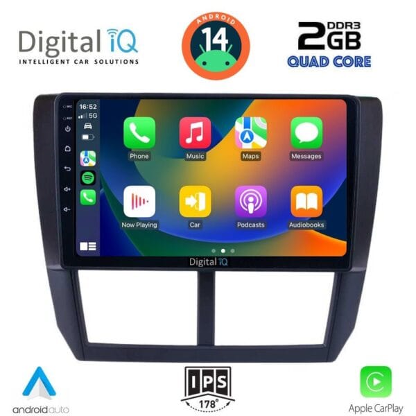 DIGITAL IQ RSB 1662_CPA (9inc) MULTIMEDIA TABLET for SUBARU FORESTER - IMPREZA - XV mod. 2008-2013 - Image 2