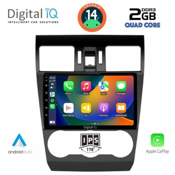 DIGITAL IQ RSB 1663_CPA (9inc) MULTIMEDIA TABLET for SUBARU FORESTER - IMPREZA - XV mod. 2013-2019 - Image 2