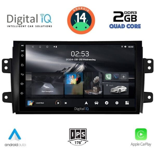 AIN-117346 - Digital iQ - DIGITAL IQ RSB 1688_CPA (9inc) MULTIMEDIA TABLET for FIAT SEDICI – SUZUKI SX4 mod. 2005-2013 - ALL IN POINT - LEFKELIS.GR