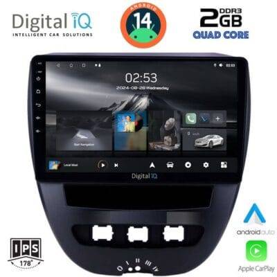 AIN-117489 - Digital iQ - DIGITAL IQ RSB 1707_CPA (10inc) MULTIMEDIA TABLET for CITROEN C1-PEUGEOT 107-TOYOTA AYGO mod. 2005-2014 - ALL IN POINT - LEFKELIS.GR
