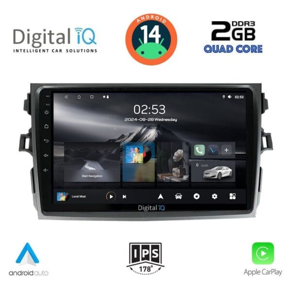 AIN-117353 - Digital iQ - DIGITAL IQ RSB 1713_CPA (9inc) MULTIMEDIA TABLET for TOYOTA COROLLA 4D mod. 2006-2012 - ALL IN POINT - LEFKELIS.GR
