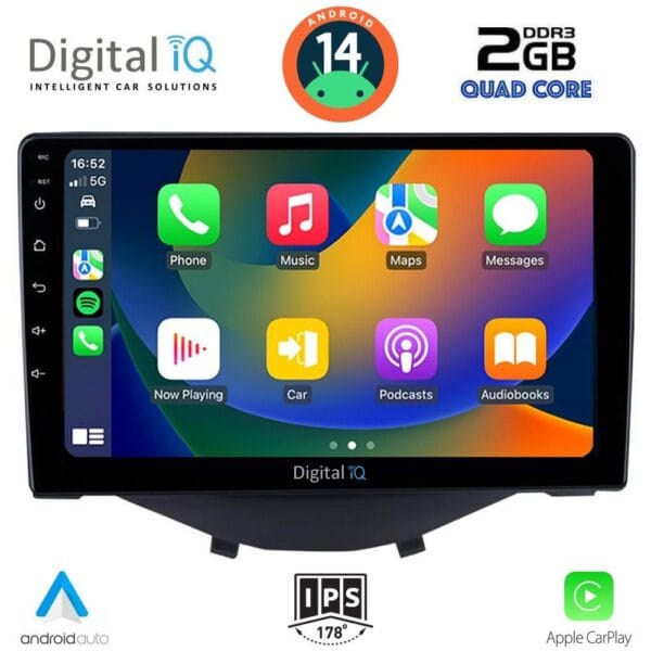 DIGITAL IQ RSB 1715_CPA CLIMA (9inc) MULTIMEDIA TABLET for CITROEN C1-PEUGEOT 108-TOYOTA AYGO mod. 2014> - Image 2