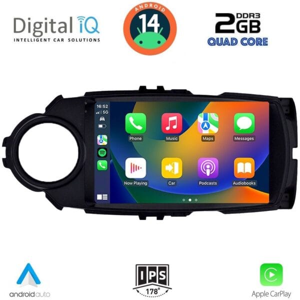 DIGITAL IQ RSB 1737FL_CPA (9inc) MULTIMEDIA TABLET for TOYOTA YARIS mod. 2015-2020 - Image 2