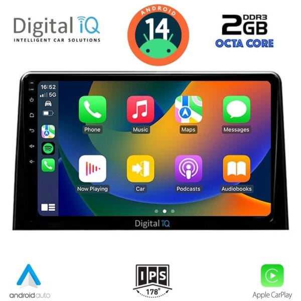 DIGITAL IQ RTG 4082_CPA (10inc) MULTIMEDIA TABLET for CITROEN BERLINGO – OPEL COMBO – PEUGEOT PARTNER – TOYOTA PROACE mod. 2018> - FIAT DOBLO mod. 2022> - Image 2