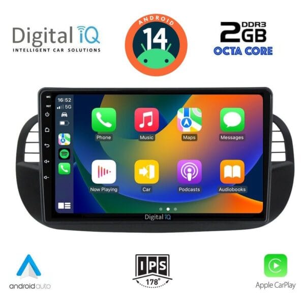 DIGITAL IQ RTG 4130_CPA (9inc) MULTIMEDIA TABLET for FIAT 500 mod. 2007-2015 - Image 2