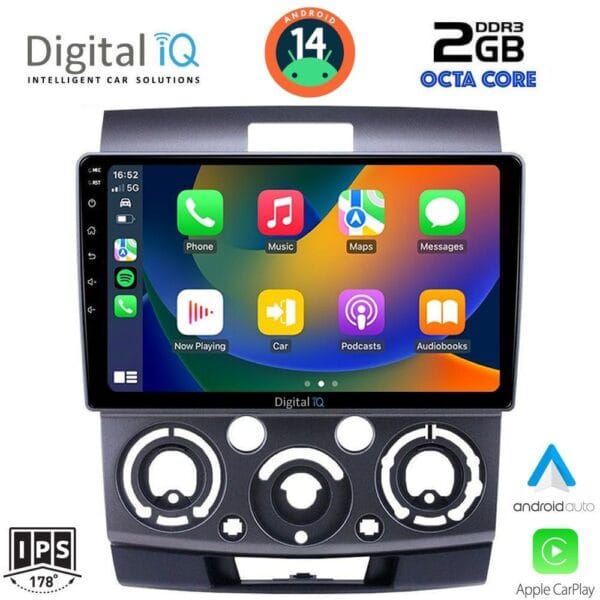DIGITAL IQ RTG 4170_CPA (9inc) MULTIMEDIA TABLET for FORD RANGER | MAZDA BT50 mod. 2006-2011 - Image 2