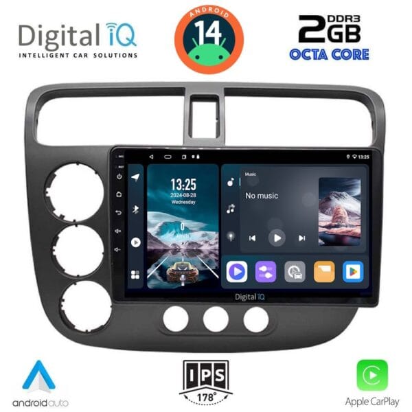 AIN-112797 - Digital iQ - DIGITAL IQ RTG 4187_CPA (9inc) MULTIMEDIA TABLET for HONDA CIVIC 4D mod. 2001-2006 - ALL IN POINT - LEFKELIS.GR