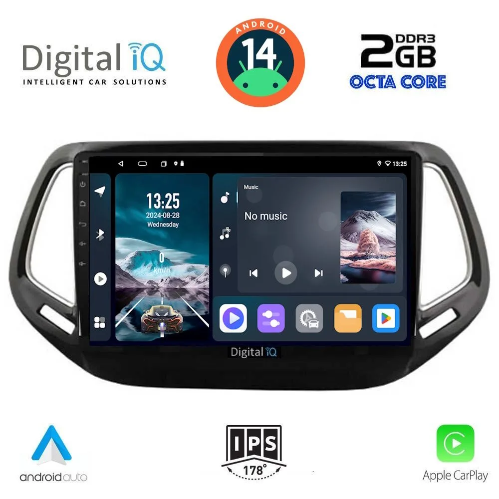 AIN-113078 - Digital iQ - DIGITAL IQ RTG 4278_CPA (10inc) MULTIMEDIA TABLET for JEEP COMPASS mod. 2016-2021 - ALL IN POINT - LEFKELIS.GR