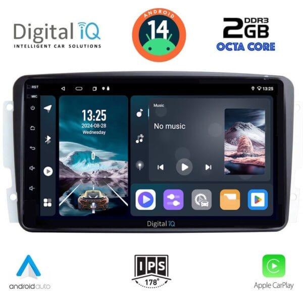 AIN-112852 - Digital iQ - DIGITAL IQ RTG 4401_CPA (9inc) MULTIMEDIA TABLET for MERCEDES CLK (W209) mod. 2000-2004 - ALL IN POINT - LEFKELIS.GR