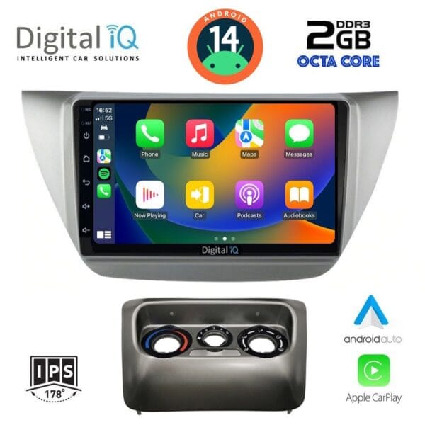 DIGITAL IQ RTG 4433_CPA (9inc) MULTIMEDIA TABLET for MITSUBISHI LANCER mod. 2000-2007 - Image 2