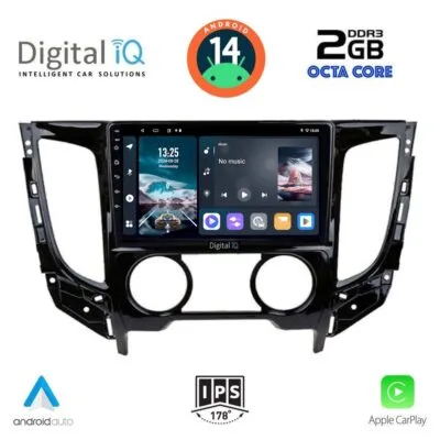 AIN-112862 - Digital iQ - DIGITAL IQ RTG 4437_CPA A/C (9inc) MULTIMEDIA TABLET for MITSUBISHI L200 mod. 2015> με A/C - ALL IN POINT - LEFKELIS.GR