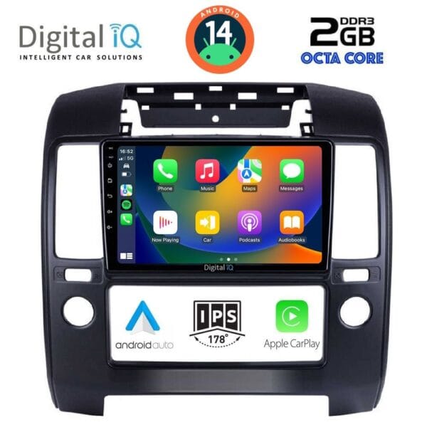 DIGITAL IQ RTG 4454_CPA A/C (9inc) MULTIMEDIA TABLET for NISSAN NAVARA D40 mod. 2006-2011 με A/C - Image 2