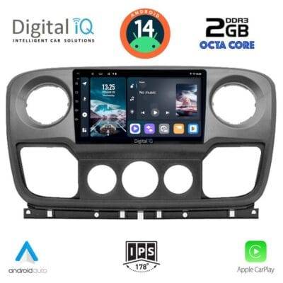 AIN-113061 - Digital iQ - DIGITAL IQ RTG 4463_CPA (10inc) MULTIMEDIA TABLET for NISSAN NV400 - OPEL MOVANO - RENAULT MASTER mod. 2010-2020 - ALL IN POINT - LEFKELIS.GR