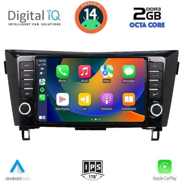DIGITAL IQ RTG 4467_CPA (9inc) MULTIMEDIA TABLET for NISSAN QASHQAI - XTRAIL mod. 2014-2021 - Image 2