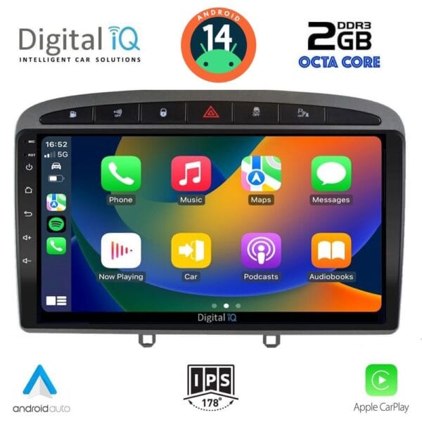 DIGITAL IQ RTG 4513_CPA (9inc) MULTIMEDIA TABLET for PEUGEOT 308 mod.2007-2012 - RCZ mod.2009-2015 - Image 2