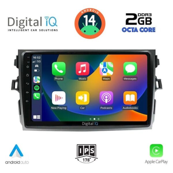 DIGITAL IQ RTG 4713_CPA (9inc) MULTIMEDIA TABLET for TOYOTA COROLLA 4D mod. 2006-2012 - Image 2