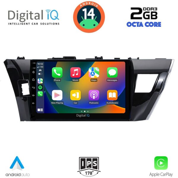 DIGITAL IQ RTG 4714_CPA (10inc) MULTIMEDIA TABLET for TOYOTA COROLLA mod. 2013-2016 - Image 2