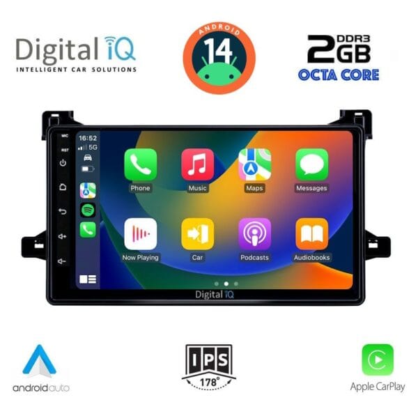 DIGITAL IQ RTG 4727_CPA (9inc) MULTIMEDIA TABLET for TOYOTA PRIUS mod. 2016-2020 - Image 2