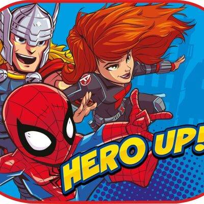 ALL IN POINT ΗΛΙΟΠΡΟΣΤΑΣΙΕΣ ΠΛΑΙΝΕΣ MARVEL SUPER HEROES ΜΕ ΒΕΝΤΟΥΖΑ 2TEM (44x35cm) AMIO - AIN-169601 LEFKELIS.GR