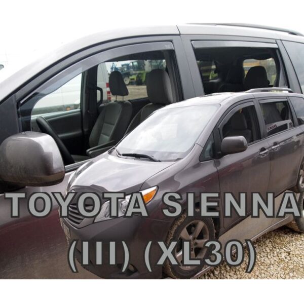 ALL IN POINT ΑΝΕΜΟΘΡΑΥΣΤΕΣ ΓΙΑ TOYOTA SIENNA III XL30 5D 2010+ ΣΕΤ ΑΥΤΟΚΙΝΗΤΟΥ ΑΠΟ ΕΥΚΑΜΠΤΟ ΦΙΜΕ ΠΛΑΣΤΙΚΟ HEKO - 4 ΤΕΜ. - AIN-160072 iluma.GR