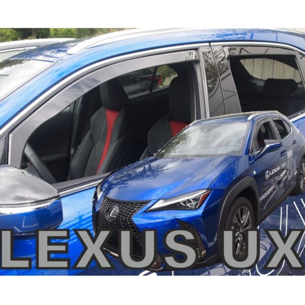 ALL IN POINT ΑΝΕΜΟΘΡΑΥΣΤΕΣ ΓΙΑ LEXUS UX 5D 2019+ ΣΕΤ ΑΥΤΟΚΙΝΗΤΟΥ ΑΠΟ ΕΥΚΑΜΠΤΟ ΦΙΜΕ ΠΛΑΣΤΙΚΟ HEKO - 4 ΤΕΜ. - AIN-160318 iluma.GR