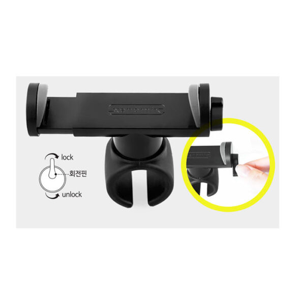 ΒΑΣΗ SMARTPHONE MOTO/ΠΟΔΗΛΑΤΟΥ/ΤΙΜΟΝΙΟΥ 55-89mm ΚΑΙ ΕΩΣ 12mm ΠΑΧΟΣ ΣΥΣΚΕΥΗΣ XENOMIX ΜΑΥΡΗ - Image 2