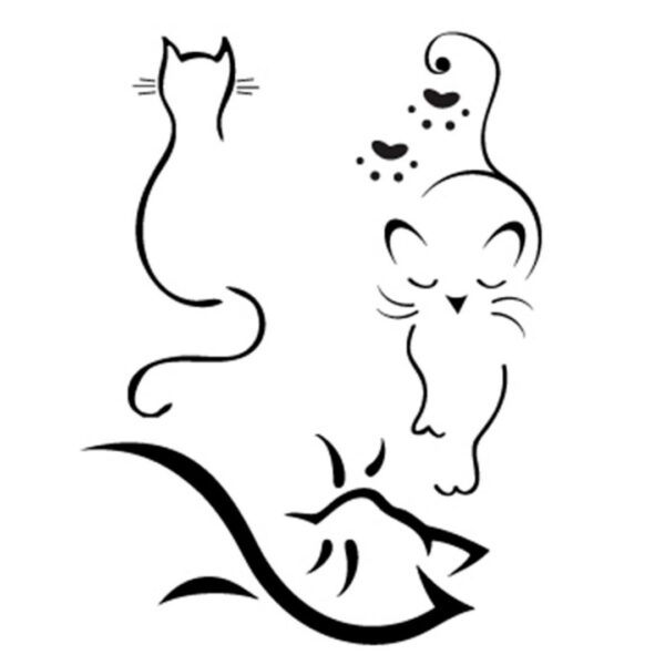 ALL IN POINT ΑΥΤΟΚΟΛΛΗΤΑ ΓΑΤΕΣ KITTENS (ΦΥΛΛΟ 12 Χ 10 cm) - 3 ΤΕΜ. - AIN-160192 LEFKELIS.GR