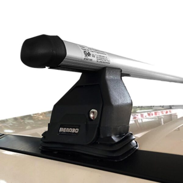 KIT ΜΕ ΜΠΑΡΕΣ ΟΡΟΦΗΣ ΓΙΑ MERCEDES C-KLAS W204 4D 2007-2013 ΑΛΟΥΜΙΝΙΟΥ TEMA MENABO (AL1-3360-FIX504FP)-2 ΤΕΜ. - Image 2