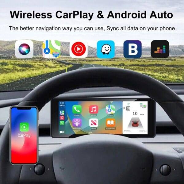 DIGITAL IQ DASH T007_CPAA (6.9inc) TESLA MODEL 3 / Y mod. 2019-2023 - Image 5