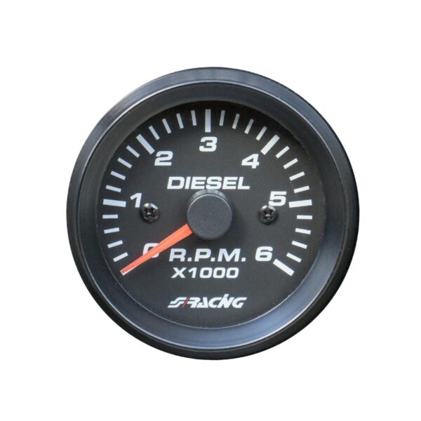 ALL IN POINT ΣΤΡΟΦΟΜΕΤΡΟ ΜΑΥΡΟ ΓΙΑ DIESEL 0-6000RPM ΠΟΡΤΟΚΑΛΙ ΦΩΣ - AIN-151568 iluma.GR