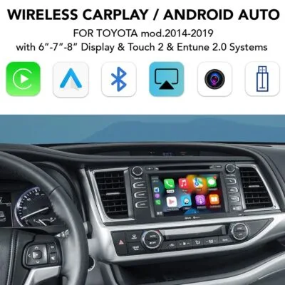 AIN-100880 - Digital iQ - DIGITAL IQ TΥ 280 CPAA (CARPLAY / ANDROID AUTO BOX for TOYOTA mod.2014-2019 with Touch 2 & Entune 2 System) - ALL IN POINT - LEFKELIS.GR